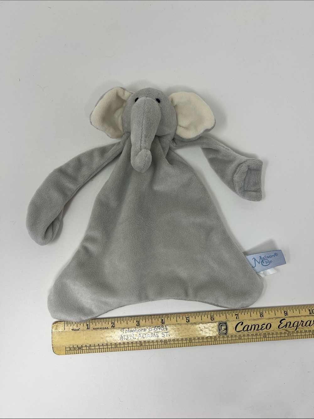 Mason Chic Emerson the Elephant Paci Holder